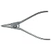 Stahlwille 65456001 Straight Snap Ring Plier for Outside Circlip with Polished Head, A 1 Size, 1.3mm Diameter, 140mm Length