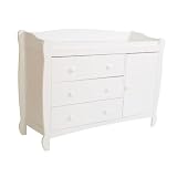 Delta Children's Products Newport Changing Table in White