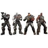 NECA Gears of War Set of all 4 Series 1 Action Figures [Marcus, Cole Locust Sniper & Locust Drone]