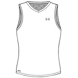 Women's Under Armour Metal Sleeveless Top - White