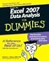 Excel 2007 Data Analysis For Dummies (For Dummies (Computer/Tech))