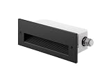 Juno Lighting Group 838LED-13-3K-BL Juno LED Outdoor Step Light 13W 3000K Power Module Trim, Black T