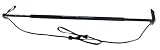 Gym Stick Resistance Training Stick - Black
