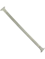 10-13mm Speidel Adjustable Twist-o-flex Silver Tone Elegant Ladies Watch Band 947/02