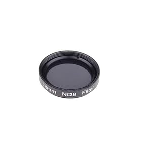 BestDealUSA 28 mm Neutral Density ND8 Filter for 28 mm Lens of Camera Black