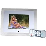 5.6 Digital Photo Frame - White matte with clear acrylic frame, Reads SD, MMC and MS media cards