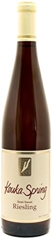 2015 Keuka Spring Vineyards Semi Sweet Riesling Finger Lakes 750 Ml