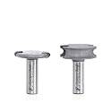 Amana Tool 54176 Flute and Bead 1-1/2-Inch Diameter by 1/2-Inch Cutting Height by 1/2-Inch 2-Flute Shank Router Bit Set