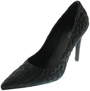 Giambattista Valli Womens Jacquard Pointed Toe Pumps Black 39.5