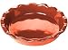 Frankoma Color Works Distressed Red Fluted Pie Dish 10-in.