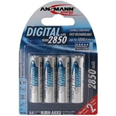 Ansmann NiMH 1,2V AA 2850mAh Digital Akku