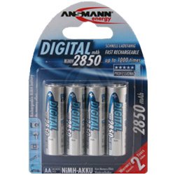 Ansmann NiMH 1,2V AA 2850mAh Digital Akku Erfahrungen günstig Ansmann Akku
