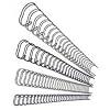 Leitz 27707 Drahtbinder�cken, A4, 6 mm, 45 Blatt, 100 St�ck, silber