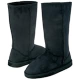 Casual Outfitters 12pc Ladies Black Microsuede Mid-Calf Boot Set Sturdy Comfortable Sole Casual Outfitters 12pc Ladies Black Microsuede Mid-Calf Boot Set Sturdy Comfortable Sole