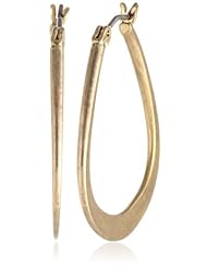 Kenneth Cole New York Gold-Tone Teardrop Hoop Earrings