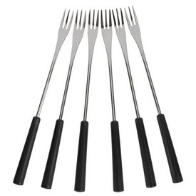 Trudeau Cheese Fondue Forks, Set of 6