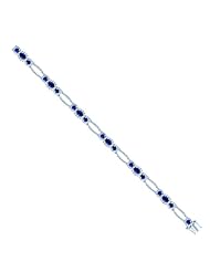 Gabriel & Co. - Sapphire & Diamond Bracelet