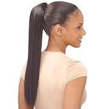 DrawString Ponytail, Yaki Straight 18 inch