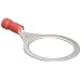 Morris Products 10028 Ring Terminal, Vinyl Insulated, Red, 22-16 Wire Size, 3/4" Stud Size (Pack of 100)