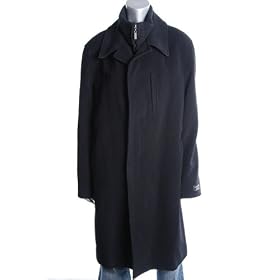 Cole-Haan Wool Cashmere Sweater Collared Coat Color: BLACK (black) Size: Large by var goTwisterProductImageStrings = new Object();goTwisterProductImageStrings['prodImageNotAvailTextNoColor'] = 