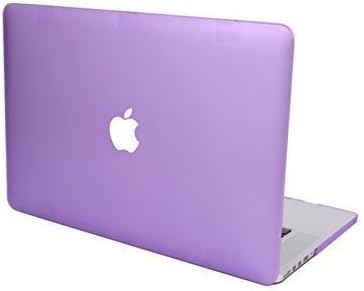 [awe] Purple Soft-Touch Case for 15-inch MacBook Pro with Retina display - Matte, Translucent, Hard Shell - Style, Protection, Touch