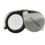 SE 20x21mm Metal Jeweler's Loupe, Color Box
