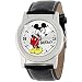 Disney #MCK611 Men's Black Leather Band Mickey Mouse Watch