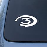 Halo 3 - Car, Truck, Notebook, Vinyl Decal Sticker #2413 | Vinyl Color: White
