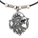 Earth Spirit Necklace - Eagle Head - Earth Spirit Necklace
