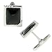 Onyx and Diamond Cufflinks