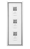 Kitchen & Housewares : Frame, Triple photo size 6 x 4 (10 x 15cm) Silver