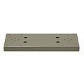 Architectural Mailboxes 5112Z Duo Spreader for Standard Posts - For Coronado- Bellevue Add 2 Universal Adapter Plates - Item No. 5530 - Bronze