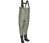 Pro Line® Molded Rubber Sole 3 - Ply Nylon Chest Waders Khaki