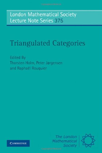 Triangulated categoriesの表紙