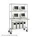 Safco 48 Inch Wire LAN Management System Server Rack