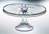 Review Jaf Gifts  / JOY CAKE PLATE - JOY 24% CRYSTAL 12 INCH FOOTED CAKE PLATE