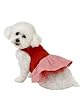 X-SMALL - RED - Fashion Pet Picnic Summer Sun Dresses