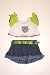 Butterfly T-shirt & Skirt Outfit fits Webkinz, Shining Star and 8" - 10" Make Your Own Stuffed Animals