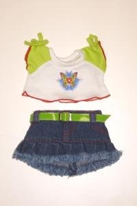 313vQAMT1PL Butterfly T shirt & Skirt Outfit for Webkinz and 8   10 Make Your Own Stuffed Animals