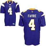 Brett Favre Jersey: Reebok Purple Replica #4 Minnesota Vikings Jersey SIZE L