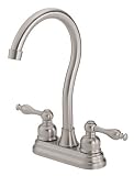 Danze D153055SS Sheridan Double-Handle Bar Faucet, Stainless Steel