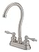 Danze D153055SS Sheridan Double-Handle Bar Faucet, Stainless Steel