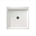 Double Threshold Square Shower Base Finish: White