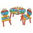 Sesame Street Elmo 123 Theme Storage Table & Chairs Set