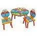 Sesame Street Elmo 123 Theme Storage Table & Chairs Set
