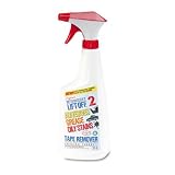 6 Pack Motsenbocker's 407-01 Lift Off #2 Adhesive, Grease & Oily Stains Tape Remover - 22-oz Trigger Bottle