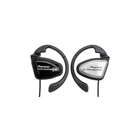Pioneer SE-E33-X1 Sport Clip On-Ear Headphones with Changeable Color Plates (Silver)