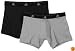 adidas Men's Sport Performance Climalite 2-Pack Trunk, Aluminum 2/Black, Medium
