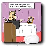 Londons Times Funny Cat Cartoons - Cat Funeral - Mouse Pads