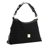 Dooney & Bourke Signature Small East/West Slouch Bag in Black